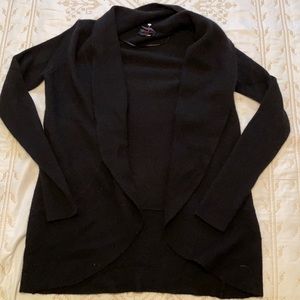 Cashmere Charter Club Black open Cardigan